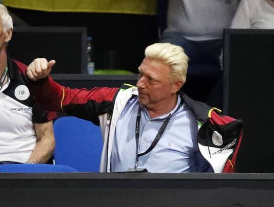 Tennis Fed Cup 2018 Deutschland - Tschechien Deutschland, Stuttgart, 21.04.2018, Tennis, Fed Cup 2018, Deutschland - Tschechien: Boris Becker.