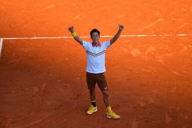 Bilder des Tages - SPORT Kei Nishikori (Jap) TENNIS : MONTE CARLO 2018 antoinecouvercelle panoramic 