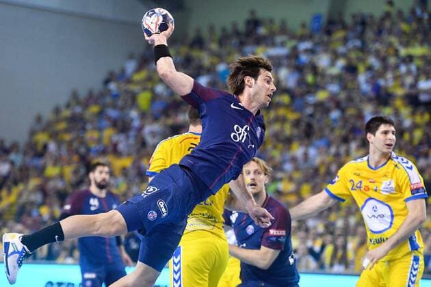 21.04.2018 KIELCE UL. BOCZNA ( POLAND ) PILKA RECZNA MEZCZYZN ( HANDBALL MEN S ) LIGA MISTRZOW - 1 4 FINALU ( MEN S VELUX EHF CHAMPIONS LEAGUE - QUARTER FINAL ) MECZ PGE VIVE KIELCE - PARIS SAINT GERMAIN HANDBALL ( GAME ) NZ UWE GENSHEIMER MARKO MAMIC FOTO MICHAL STANCZYK CYFRASPORT NEWSPIX.PL --- Newspix.pl  20180421CSMS0004