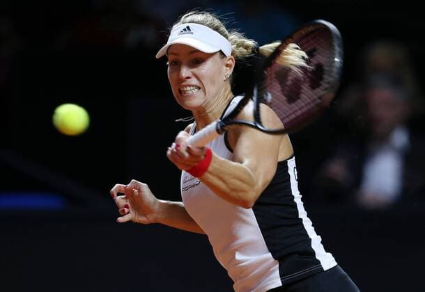 BAU 22.04.2018 Stuttgart Tennis Fed Cup GER vs. CZE, Angelique Kerber (GER)