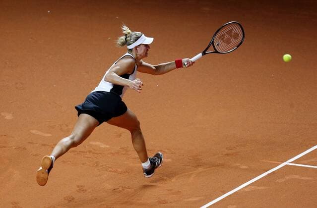 BAU 22.04.2018 Stuttgart Tennis Fed Cup GER vs. CZE, Angelique Kerber (GER)