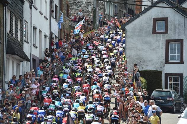 Themen der Woche - SPORT Bilder des Tages - SPORT 22-04-2018 Liege - Bastogne - Liege; Cote De Saint Roch; 