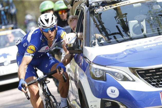 Belgian Philippe Gilbert of Quick-Step Floors pictured in action during the 104th edition of the Liege-Bastogne-Liege one day cycling race, Sunday 22 April 2018, 258 km, in Liege. YUZURUxSUNADA  x05334477x