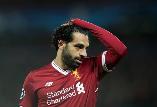 Liverpool v A.S. Roma UEFA Champions League Semi-Final Mohamed Salah of Liverpool during the UEFA Champions League Semi-Final match at Anfield, Liverpool Content Not Available For UK Newspapers Copyright: xRussellxHartx FIL-11698-0021