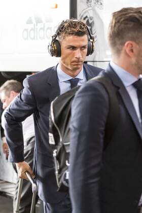 GER, UEFA CL, FC Bayern Muenchen (GER) vs Real Madrid (ESP) 25.04.2018, Allianz Arena, Muenchen, GER, UEFA CL, FC Bayern Muenchen (GER) vs Real Madrid (ESP), Halbfinale, im Bild Cristiano Ronaldo (Real 7)