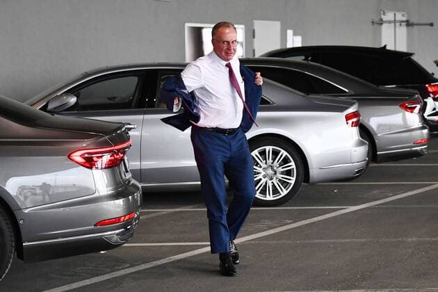 24.04.2018, xjhx, Fussball Champions League, FC Bayern Muenchen - Real Madrid, emspor, v.l. Karl-Heinz Rummenigge (FC Bayern Muenchen) bei der Ankunft in der Arena Muenchen