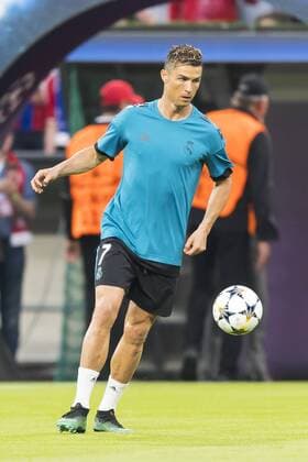 GER, UEFA CL, FC Bayern Muenchen (GER) vs Real Madrid (ESP) 25.04.2018, Allianz Arena, Muenchen, GER, UEFA CL, FC Bayern Muenchen (GER) vs Real Madrid (ESP), Halbfinale, im Bild Cristiano Ronaldo (Real 7)