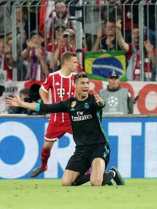 Christiano Ronaldo ( Real Madrid CF 7 ), FC Bayern Muenchen vs. Real Madrid CF, Champions League, Halbfinale, Fussball, 25.04.2018, FC Bayern Muenchen vs. Real Madrid CF, Champions League, Halbfinale, Fussball, 25.04.2018 Muenchen Copyright: xLanger Eibner-Pressefotox EP_HLR