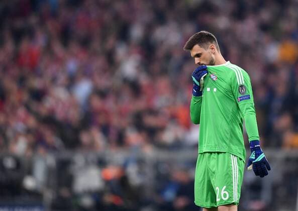 FUSSBALL CHAMPIONS LEAGUE SAISON 2017 2018 HALBFINALE HINSPIEL FC Bayern Muenchen - Real Madrid 25.04.2018 Torwart Sven Ulreich (FC Bayern Muenchen) Muenchen