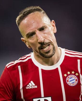 München, 25.04.2018 Franck Ribery (FCB) enttäuscht Bayern München - Real Madrid
