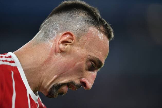 Franck Ribery (FC Bayern), enttäuscht FC Bayern München - Real Madrid UEFA-Champions League, CL, Halbfinale, 1 2 Finale, Hinspiel, Saison 2017 2018, Fußball, Fussball, soccer, Herren, Deutschland, Germany, München, 25.4.2017 Allianz Arena