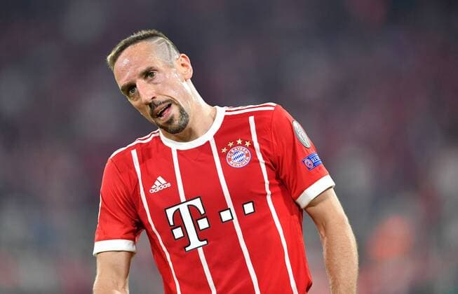 Franck Ribery (FC Bayern), enttäuscht FC Bayern München - Real Madrid UEFA-Champions League, CL, Halbfinale, 1 2 Finale, Hinspiel, Saison 2017 2018, Fußball, Fussball, soccer, Herren, Deutschland, Germany, München, 25.4.2017 Allianz Arena