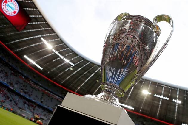Der Champions League Pokal, FC Bayern Muenchen vs. Real Madrid CF, Champions League, Halbfinale, Fussball, 25.04.2018, FC Bayern Muenchen vs. Real Madrid CF, Champions League, Halbfinale, Fussball, 25.04.2018 Muenchen Copyright: xEIBNER HarryxLangerx EP_HLR
