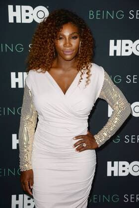 April 25, 2018 - New York, NY, USA - April 25, 2018 New York City..Serena Williams attending the premiere of HBO presents Being Serena Her Story, Her Words at Time Warner Center on April 25, 2018 in New York City. Being Serena Her Story, Her Words , 042518  - ZUMAny1_ 20180425_zaf_ny1_238 Copyright: xKristinxCallahanx
