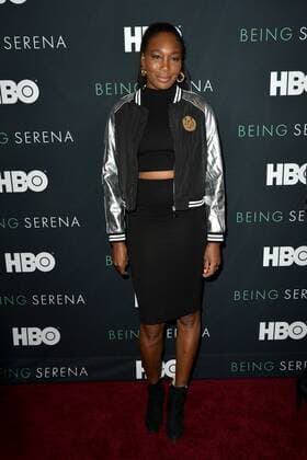 April 25, 2018 - New York, NY, USA - April 25, 2018 New York City..Venus Williams attending the premiere of HBO presents Being Serena Her Story, Her Words at Time Warner Center on April 25, 2018 in New York City. Being Serena Her Story, Her Words, 042518  - ZUMAny1_ 20180425_zaf_ny1_293 Copyright: xKristinxCallahanx
