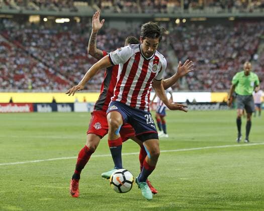 Bilder des Tages - SPORT Fußball, Deportivo Guadalajara gewinnt Concacaf Champions League April 25, 2018 - EUM20180425DEP25.JPG.GUADALAJARA, Jal. SoccerFutbol-Chivas.- Acciones del encuentro de la final de la Liga de Campeones de la Concacaf entre las Chivas del Guadalajara y el Toronto FC en el estadio Akron, la noche de este miercoles 25 de abril de 2018. Foto: Agencia EL UNIVERSALAgustin SalinasRCC. Latin News: April 25, 2018  - ZUMAu78_ 20180425_zaf_u78_593 Copyright: xElxUniversalx