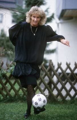 Martina Voss privat. Aufn. 01.12.1992