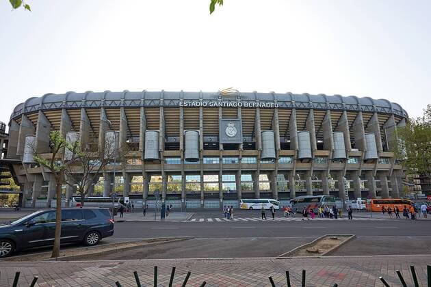 25.04.2018, xovx, Fussball Spanien Real Madrid Stadion, emspor, Estadio Santiago Bernabeu, Heimspielstätte von Real Madrid. Madrid