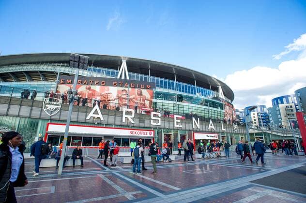 General view of the Emirates Stadium during the UEFA Europa League Semi Final match between Arsenal and Atletico Madrid at the Emirates Stadium, London, England on 26 April 2018. Copyright: xSalvioxCalabresex 19780004