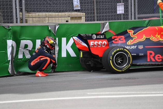Bilder des Tages - SPORT Max Verstappen, Red Bull Racing, formula 1 GP, Baku Aserbaidschan 27.04.2018 Photo:mspb Jerry Andre Max Verstappen, formula 1 GP, Aserbaidschan 2018 *** Max Verstappen Red Bull Racing formula 1 GP Baku Azerbaijan 27 04 2018 Photo mspb Jerry Andre Max Verstappen formula 1 GP Azerbaijan 2018