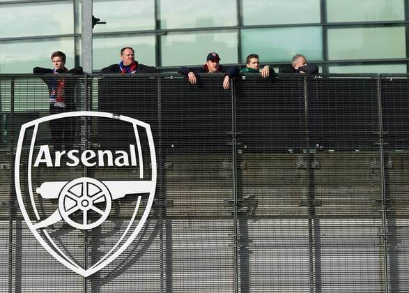 London, England 26.04.2018, UEFA Europa League - 2017 18 Season, Semi Final Leg One, Halbfinale, Arsenal FC - Atletico Madrid, Emirates Stadium Aussenansicht ( DeFodi056