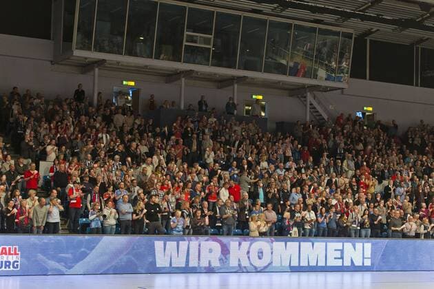Handball Handball 3.Liga Nord 2017 2018 - Handball Sportverein Hamburg vs. SG Flensburg-Handewitt II Fans des Handball Sportverein Hamburg, Sporthalle Hamburg Hamburg