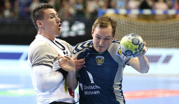 28.04.18, Handball - EHF CUP Quarter Final, Füchse Berlin - CRO RK Nexe Bild: Oliver Milde Handball - EHF CUP Quarter Final - Füchse Berlin - CRO RK Nexe