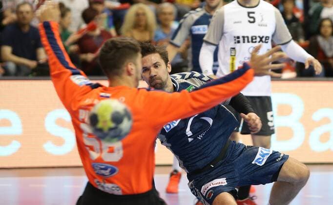 28.04.18, Handball - EHF CUP Quarter Final, Füchse Berlin - CRO RK Nexe Bild: Fabian Wiede Handball - EHF CUP Quarter Final - Füchse Berlin - CRO RK Nexe