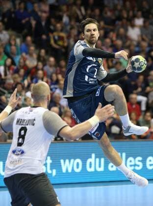 28.04.18, Handball - EHF CUP Quarter Final, Füchse Berlin - CRO RK Nexe Bild: Fabian Wiede Handball - EHF CUP Quarter Final - Füchse Berlin - CRO RK Nexe