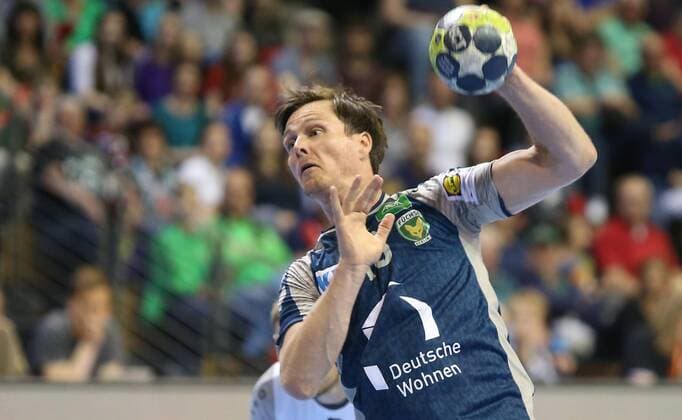 28.04.18, Handball - EHF CUP Quarter Final, Füchse Berlin - CRO RK Nexe Bild: Hans Lindberg Handball - EHF CUP Quarter Final - Füchse Berlin - CRO RK Nexe