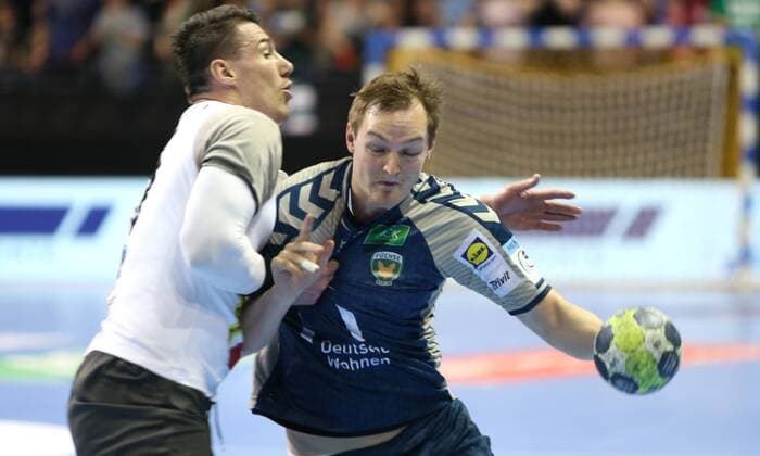 28.04.18, Handball - EHF CUP Quarter Final, Füchse Berlin - CRO RK Nexe Bild: Oliver Milde Handball - EHF CUP Quarter Final - Füchse Berlin - CRO RK Nexe