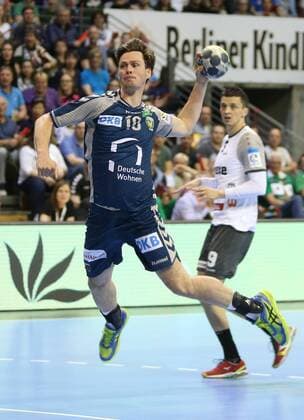 28.04.18, Handball - EHF CUP Quarter Final, Füchse Berlin - CRO RK Nexe Bild: Hans Lindberg Handball - EHF CUP Quarter Final - Füchse Berlin - CRO RK Nexe