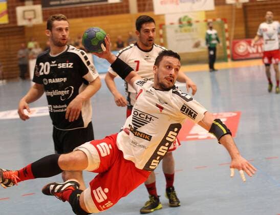 Davor Sruk (TGS) TV Neuhausen vs TGS Pforzheim; Handball; 3. Liga Neuhausen Copyright: xEibner-Pressefotox EP_akh