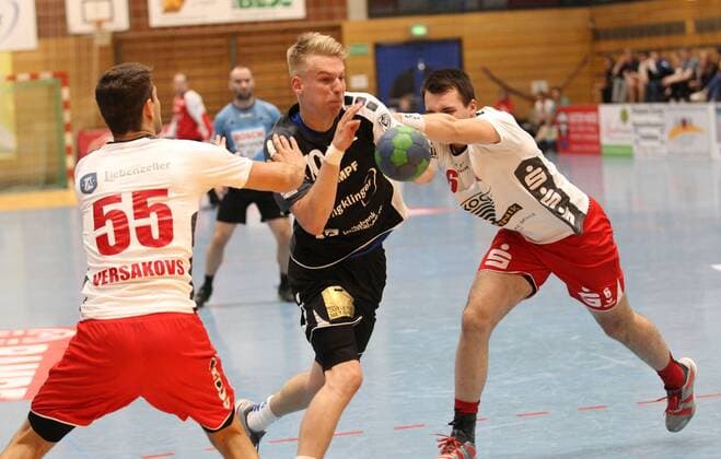 Felix Stahl (TVN) TV Neuhausen vs TGS Pforzheim; Handball; 3. Liga Neuhausen Copyright: xEibner-Pressefotox EP_akh