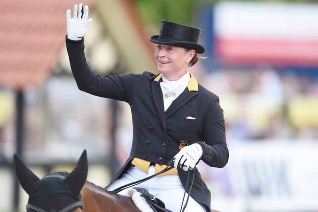Dressur - Horses and Dreams 2018 - CDI4* GPS - Grand Prix Special (GPS) am 29.04.2018 auf dem Hof Kasselmann in Hagen a.T.W. Isabell Werth (Deutschland) auf dem Pferd Emilio 107.