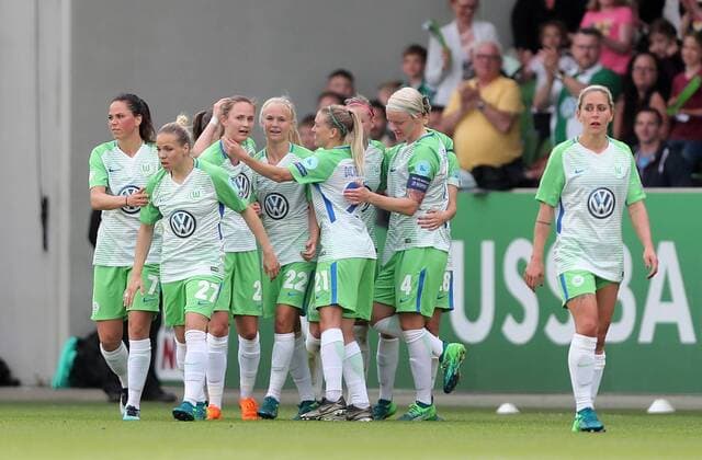 Torjubel Wolfsburg
