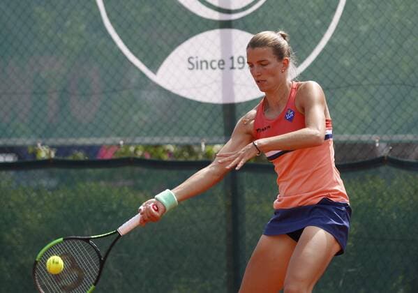 Tennis - Turnier - 28.04.2018 - Wiesbaden Tennis Open v.l. Kathinka von Deichmann Wiesbaden Tennis Open