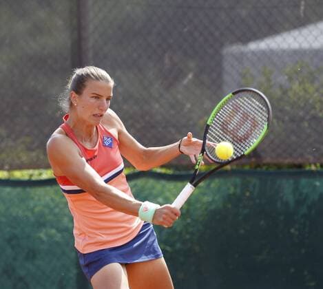 Tennis - Turnier - 28.04.2018 - Wiesbaden Tennis Open v.l. Kathinka von Deichmann Wiesbaden Tennis Open
