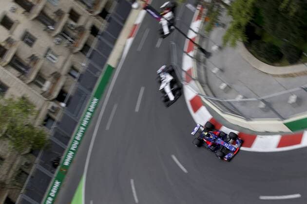Motorsports: World Championship WM Weltmeisterschaft 2018; Grand Prix Azerbaijan, Grand Prix of Europe, Formula 1 2018 Azerbaijan Grand Prix, , 10 Pierre Gasly (FRA Toro Rosso Ferrari) Baku Azerbaijan
