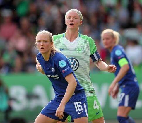 Magdalena Eriksson (Chelsea LFC), Nilla Fischer (VfL Wolfsburg)