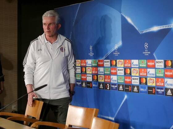 Trainer Jupp Heynckes (FC Bayern Muenchen), Pressekonferenz, Real Madrid CF vs FC Bayern Muenchen, Champions League, Halbfinale, Fussball, 30.04.2018, Pressekonferenz, Real Madrid CF vs FC Bayern Muenchen, Champions League, Halbfinale, Fussball, 30.04.2018 Madrid Copyright: xLanger Eibner-Pressefotox EP_HLR