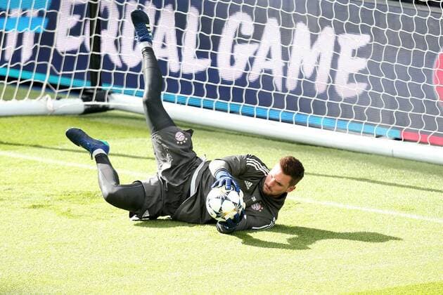 Torwart Sven Ulreich (FC Bayern Muenchen 26), Training, Real Madrid CF vs FC Bayern Muenchen, Champions League, Halbfinale, Fussball, 30.04.2018, Training, Real Madrid CF vs FC Bayern Muenchen, Champions League, Halbfinale, Fussball, 30.04.2018 Madrid Copyright: xLanger Eibner-Pressefotox EP_HLR