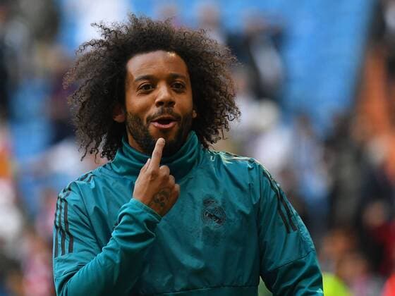 01.05.2018, xfux, Fussball Champions League, Halbfinale, Real Madrid - FC Bayern Muenchen, emspor, v.l. Marcelo (Real Madrid) Madrid