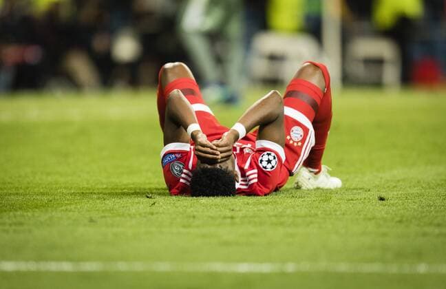 Bilder des Tages - SPORT Madrid, 01.05.2018 David Alaba (FCB) enttäuscht Real Madrid - Bayern München