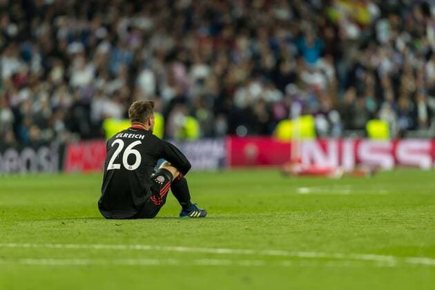 Bilder des Tages - SPORT Madrid, Spanien 01.05.2018, UEFA Champions League - 2017 18 Season, Semi-finals, Halbfinale, Second leg, Rueckspiel, Real Madrid - FC Bayern Muenchen, Torwart Sven Ulreich (FCB) nach dem spiel ( DeFodi048