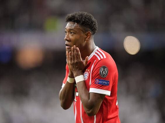 01.05.2018, Fussball UEFA Champions League 2017 2018, Halbfinale Rückspiel, Real Madrid - FC Bayern München, im Bernabeu-Stadion Madrid. Enttäuschung nach dem Aus, David Alaba (FC Bayern München) weint bittere Tränen.