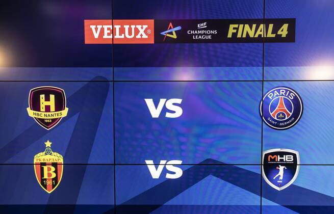 Auslosung Final 4 Handball Champions League Koeln Deutschland Datum: 02.05.2018 Paarungen