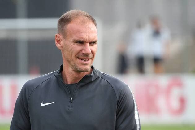 SOCCER - EL, RBS vs Marseille SALZBURG,AUSTRIA,02.MAY.18 - SOCCER - UEFA Europa League, semifinal, Red Bull Salzburg vs Olympique de Marseille, preview, final training RBS. Image shows assistant coach Alexander Zickler (RBS). GEPAxpictures xMathiasxMandl