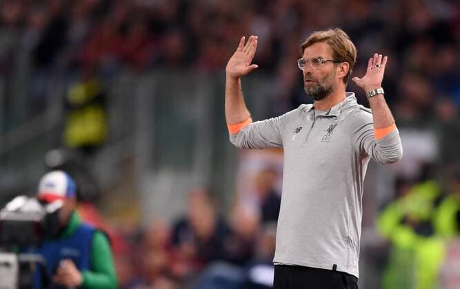 FUSSBALL CHAMPIONS LEAGUE SAISON 2017 2018 HALBFINALE RUECKSPIEL AS Rom - FC Liverpool 02.05.2018 Trainer Juergen Klopp (FC Liverpool) Rom