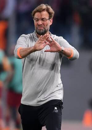 FUSSBALL CHAMPIONS LEAGUE SAISON 2017 2018 HALBFINALE RUECKSPIEL AS Rom - FC Liverpool 02.05.2018 Trainer Juergen Klopp (FC Liverpool) Rom